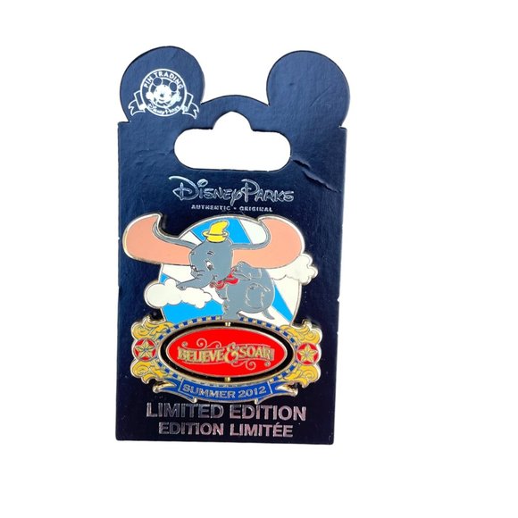 Disney Accessories - Walt Disney World Dumbo the Flying Elephant Opening Summer 2012 Limited Pin